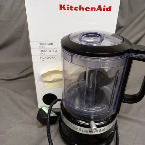 BOXED KITCHEN AID FOOD CHOPPER IN BLACK 1.19L