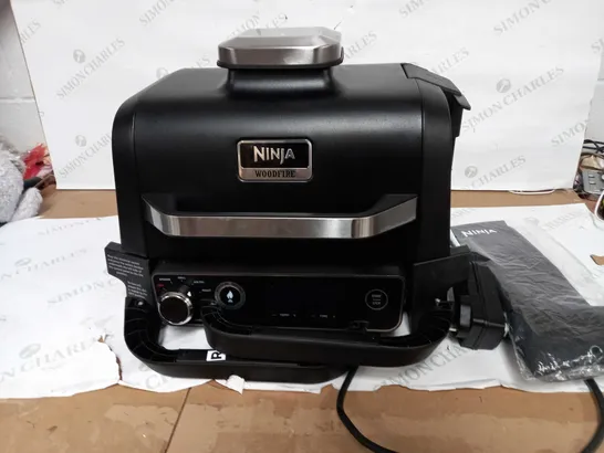 NINJA WOODFIRE ELECTRIC BBQ GRILL & SMOKER WITH AIR FRY FUNCTION OG701UKQ