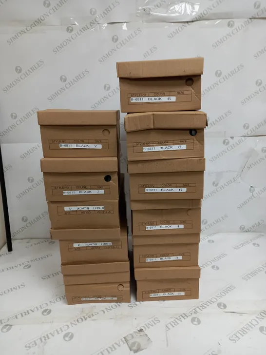 APPROXIMATELY 11 BOXED PAIRS OF BOW LACE TRAINERS IN SIZES 3, 4, 5, 6, 7