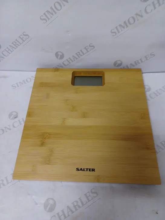 SALTER BAMBOO ELECTRONIC SCALE