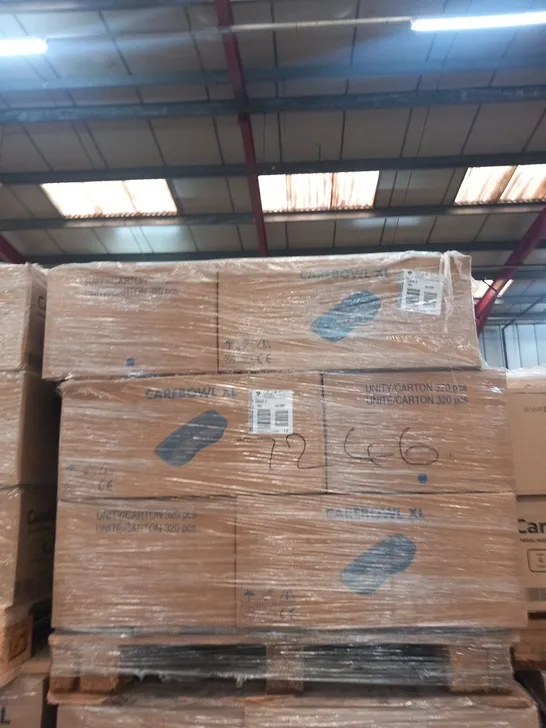 PALLET OF APPROXIMATELY 45 BOXES OF 320 CAREBOWL XL (APPROXIMATELY 4,800 IN TOTAL)