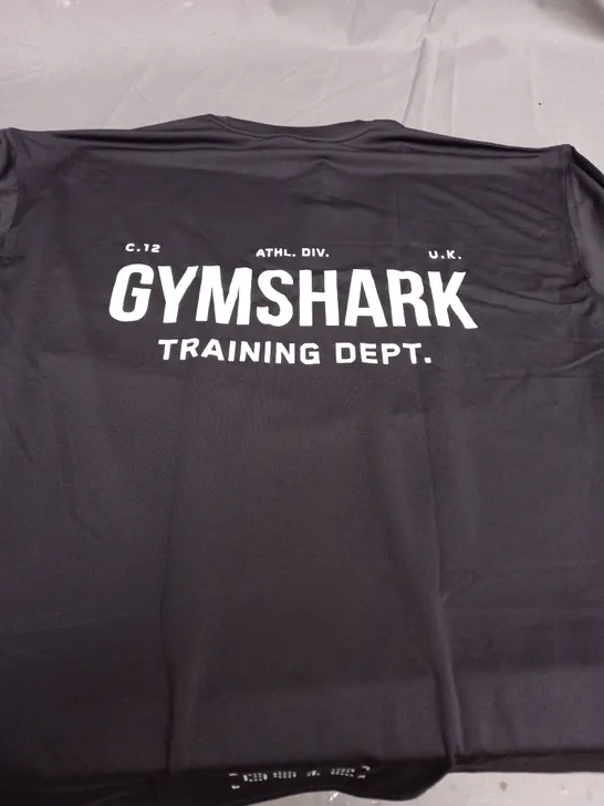 GYMSHARK TRAINING DEPARTMENT OVERSIZED T-SHIRT IN BLACK - SMALL