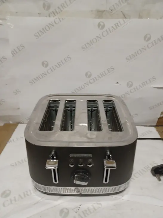 MORPHY RICHARDS 248022 ILLUMINATION STAINLESS STEEL 4 SLICE TOASTER