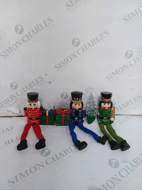 SANTA EXPRESS PRE LIT DANGLY LEG CHARACTERS 