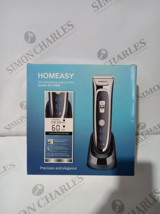 HOMEASY RECHARGEABLE HAIR CLIPPER 