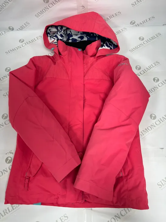 ROXY DRYFLIGHT SKI JACKET IN HOT PINK SIZE 12