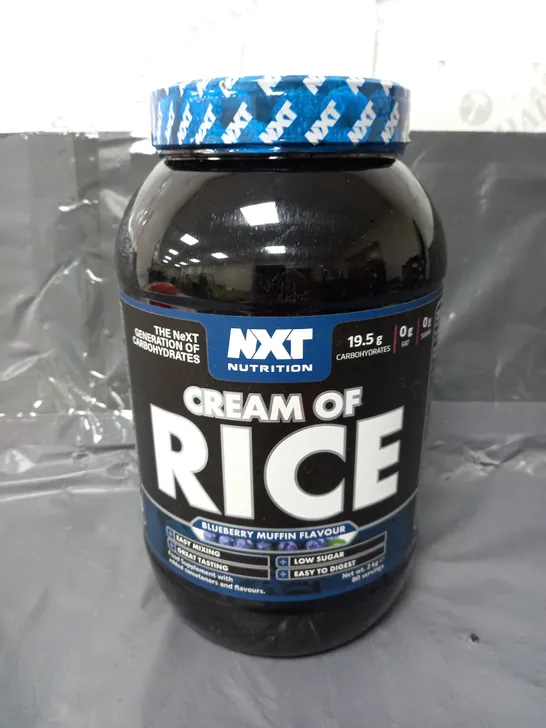 SEALED NXT CREAM OF RICE BLUEBERRY MUFFIN FLAVOUR 2KG