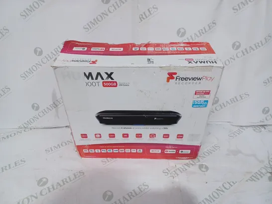 HUMAX FVP-5000T 500GB FREEVIW PLAY RECORDER 