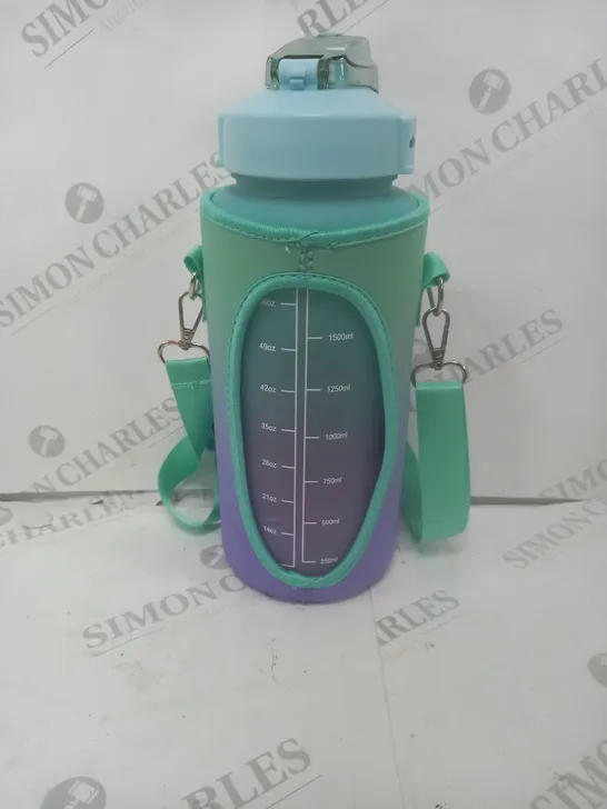 2L GREEN & PURPLE WATER BOTTLE 