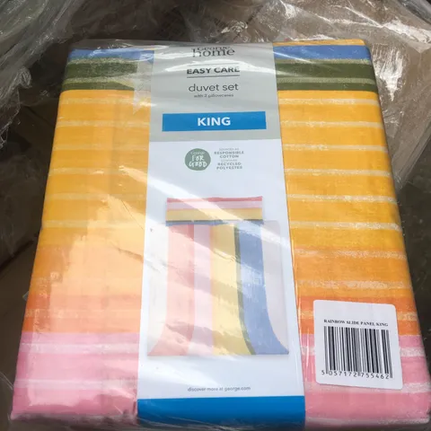 BOX OF 6 BRAND NEW GEORGE HOME EASY CARE DUVETS