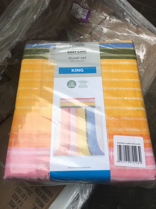 BOX OF 6 BRAND NEW GEORGE HOME EASY CARE DUVETS