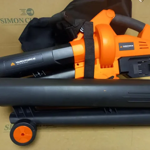 YARDFORCE CORDLESS BLOWER VACUUM 