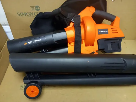 YARDFORCE CORDLESS BLOWER VACUUM 