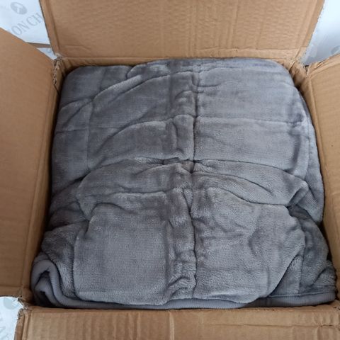 BELL & HOWELL WEIGHTED BLANKET IN GREY 10LBS
