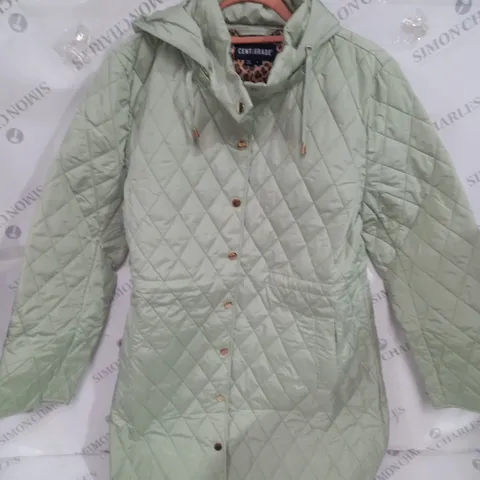 CENTIGRABE MINT GREEN PUFFED JACKET SIZE L 100% POLYESTER