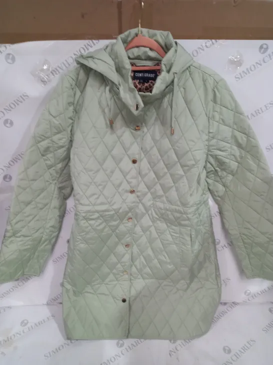 CENTIGRABE MINT GREEN PUFFED JACKET SIZE L 100% POLYESTER