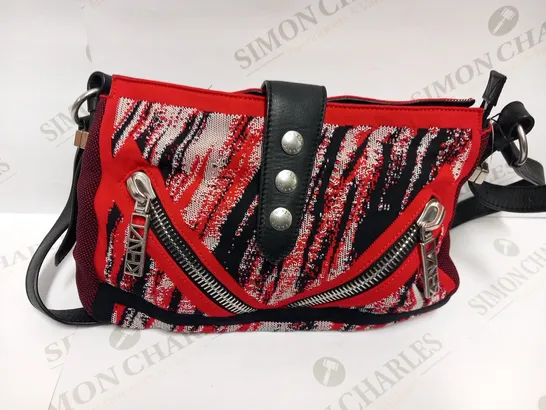 KENZO NULON AND CALFSKIN CLUTCH BAG