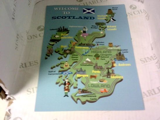 APPROXIMATELY 14 ASSORTED PLACE POSTERS TO INCLUDE; AMALFI, HASTINGS, HEADINGLEY, GREAT WALL AND SCOTLAND