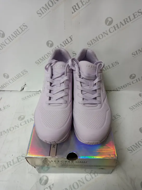 BOXED SKECHERS STREET LOS ANGELES - PURPLE - SIZE 7