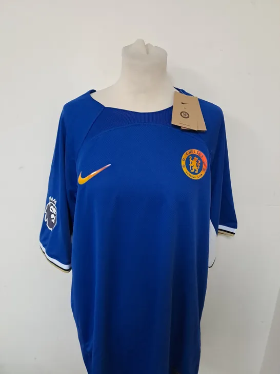 CHELSEA FC HOME SHIRT WITH QOLEY 80 SIZE 2XL