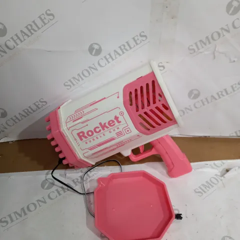 BOXED ROCKET BUBBLE GUN 