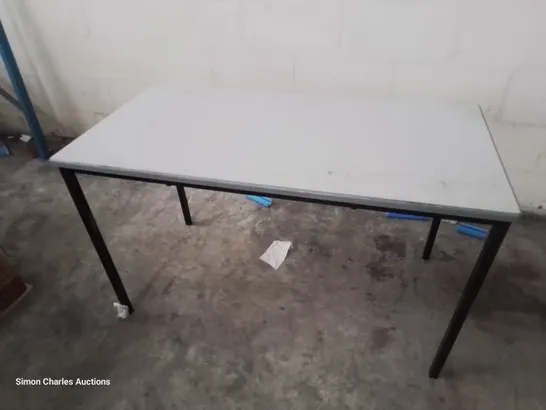 METAL FRAMED WORK TABLE