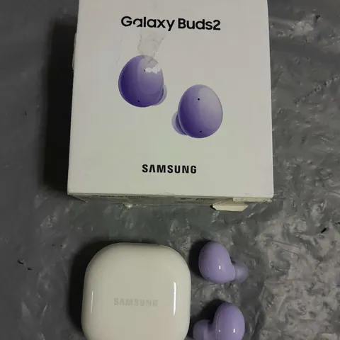 BOXED SAMSUNG GALAXY BUDS2 IN LAVENDER