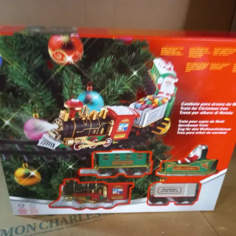 BOXED CHRISTMAS TREE TRAIN SET