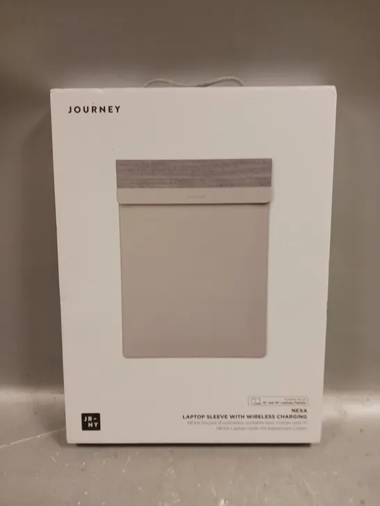 BOXED SEALED JOURNEY NEXA LAPTOP SLEEVE WITH WIRELESS CHARGING - 15" & 16" LAPTOPS/TABLETS