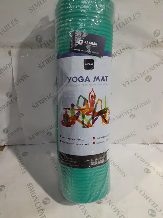 KAYMAN TEAL YOGA MAT 