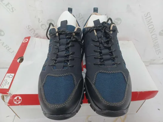 RIEKER WALKING SHOES NAVY - SIZE 40