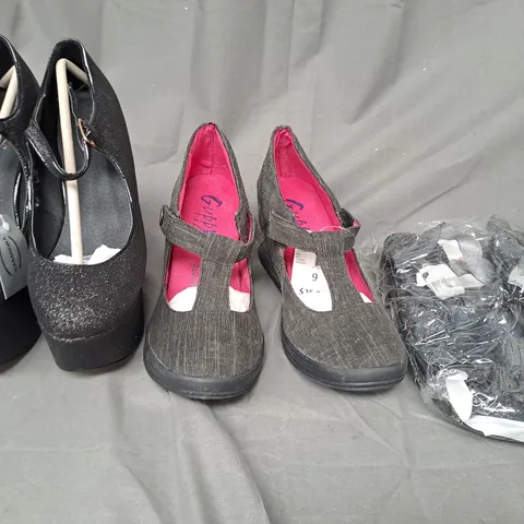 LARGE PALLET OF ASSORTED SHOES AND FOOTWEAR ITEMS IN VARIOUS STYLES AND SIZES TO INCLUDE CASANDRA, GUPPY LOVE, ETC - COLLECTION ONLY