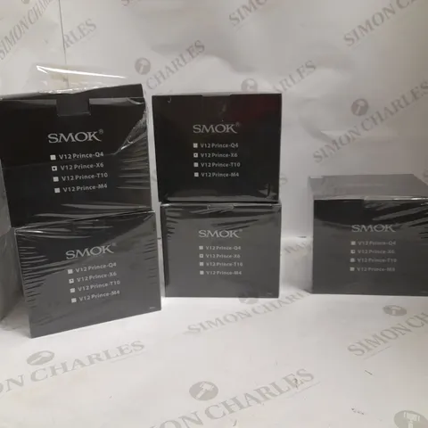 LOT OF 5 SMOK BOXES OF 30PIECE V12 PRINCE - X6