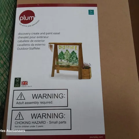 BOXED PLUM DISCOVERY CREATE & PAINT EASEL (2 BOXES & BUNDLE POSTS)