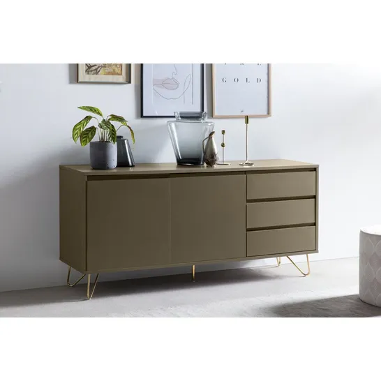 NORTH BROOKFIELD 150CM WIDE 3 DRAWER SIDEBOARD (1 OF 3 BOXES)