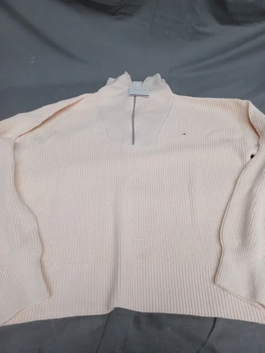 TOMMY HILFIGER CALICO SWEATERS CARDI STICH - LARGE