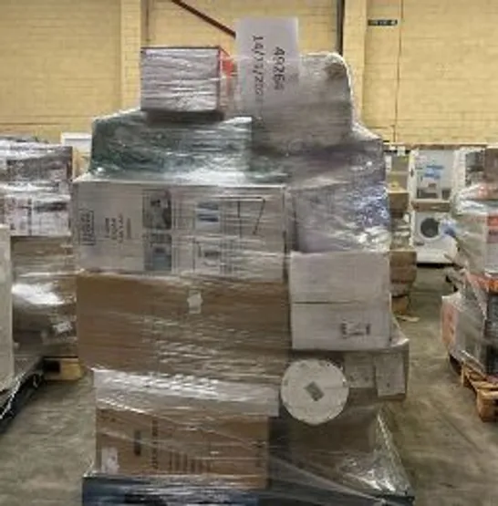 PALLET OF APPROXIMATELY 16 UNPROCESSED RAW RETURN HOUSEHOLD AND ELECTRICAL GOODS TO INCLUDE;