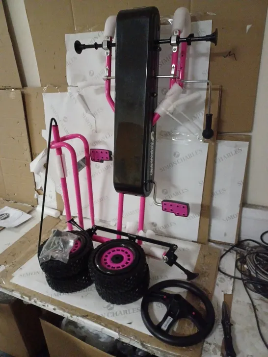 HAUCK LIGHTNING GO KART PINK [COLLECTION ONLY] RRP £130