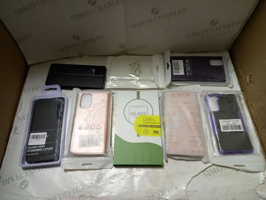 LOT OF 8 ASSORTED PHONE CASES 