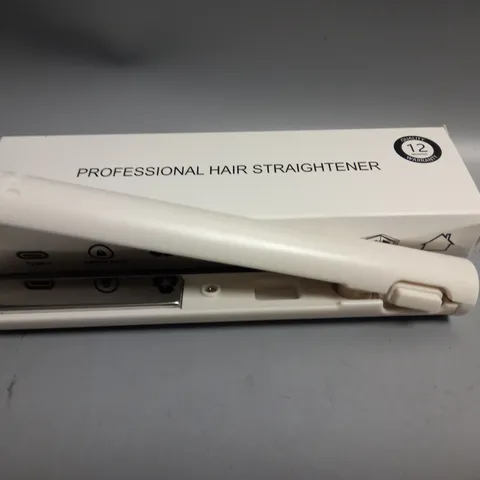 BOXED PROFESSIONAL MINI HAIR STRAIGHTENER WHITE