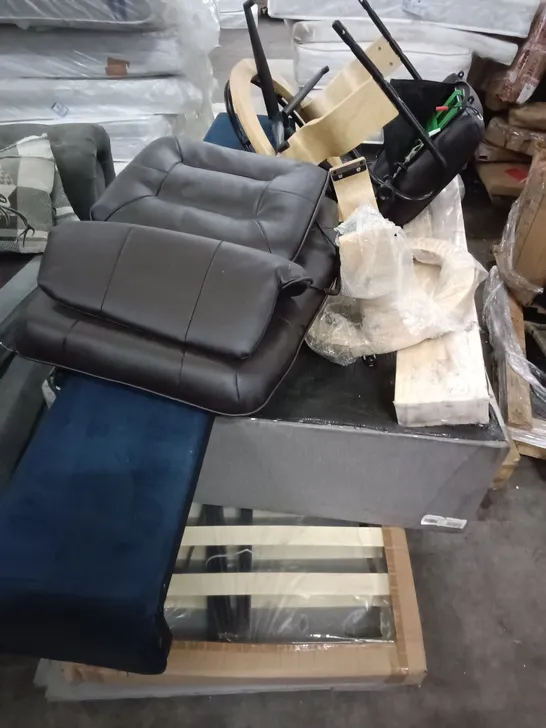 LOT OF ASSORTED FURNITURE PARTS 