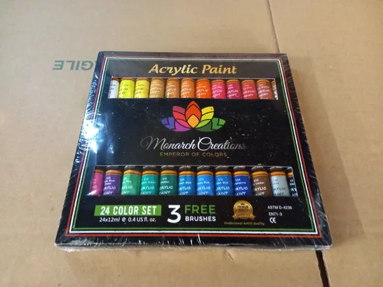 SEALED 24-PIECE ACRYLIC PAINT SET