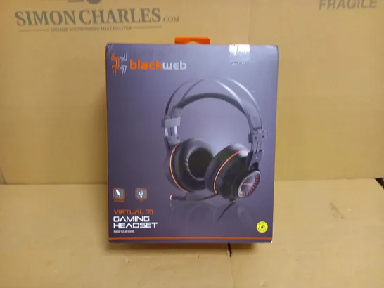 BLACKWEB GAMING HEADSET-USB