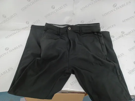 SLAZENGER BLACK TROUSERS - UK 32W 31R