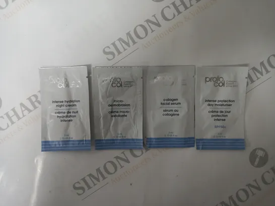 APPROXIMATELY 120 X 3ML PROTO-COL SACHETS TO INCLUDE NIGHT CREAM, MICRO-DERMABRASION, MOISTURISER, FACIAL SERUM ETC. 