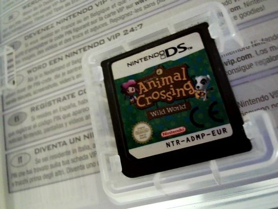 ANIMAL CROSSING WILD WORLD FOR NINTENDO DS