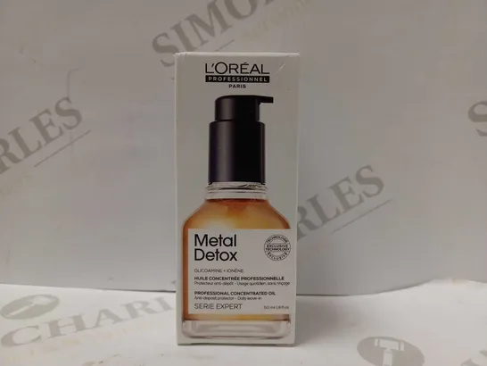 L'ORÉAL PROFESSIONNEL SERIE EXPERT METAL DETOX ANTI-DEPOSIT PROTECTOR CONCENTRATED OIL 50ML