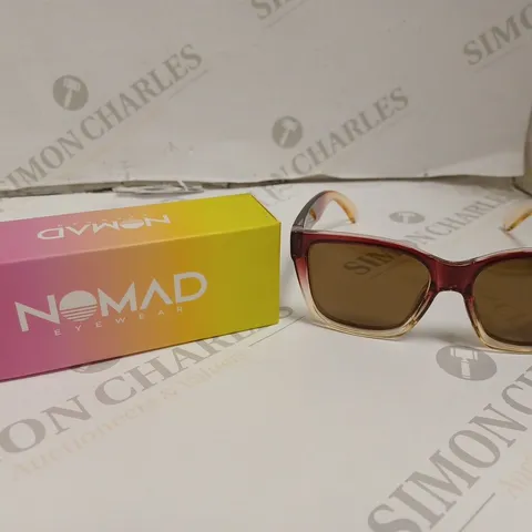 BOXED NOMAD GOLDEN HOUR REDFADE SUNGLASSES 