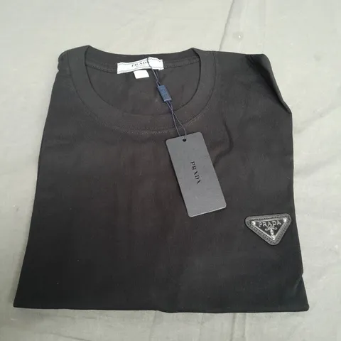 PRADA BASIC BLACK T-SHIRT - XL