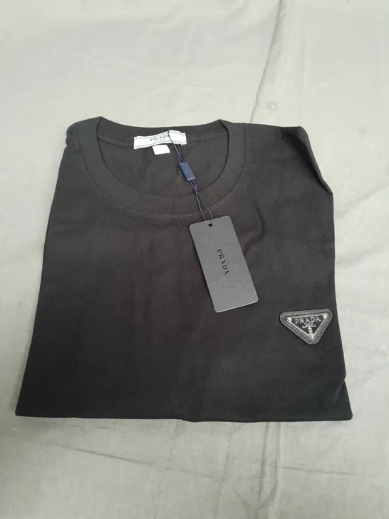 PRADA BASIC BLACK T-SHIRT - XL